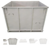 Disposable, one way metal box for rubber No GPS